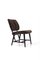 Easy Chair in Dark Brown Fur, Image 1