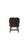 Easy Chair in Dark Brown Fur 10