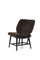 Easy Chair in Dark Brown Fur 7