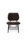 Easy Chair in Dark Brown Fur 2