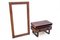 Rosewood Mirror with Commode, 1960s, Set of 2, Image 2