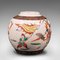 Kleine antike japanische Blumenvase oder Blumenurne aus Keramik, 1850er 5