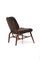 Easy Chair in Dark Brown Fur 3