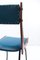 Mid-Century Chair in Blue Imitation Leather with Wooden Structure from RB Rossana, 1950s, Image 21