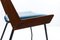 Mid-Century Chair in Blue Imitation Leather with Wooden Structure from RB Rossana, 1950s, Image 20