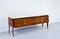 Italian Walnut, Carrara Marble & Brass Sideboard, 1960s, Image 7