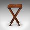 Antique English Victorian Mahogany Butler's Stand, 1900s 5