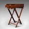 Antique English Victorian Mahogany Butler's Stand, 1900s 3