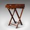 Antique English Victorian Mahogany Butler's Stand, 1900s, Image 3