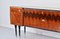 Italienisches Mid-Century Sideboard aus Nussholz & Messing, 1950er 13