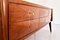 Italienisches Mid-Century Sideboard aus Nussholz, Carrara Marmor & Messing, 1960er 8