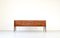 Italienisches Mid-Century Sideboard aus Nussholz, Carrara Marmor & Messing, 1960er 1