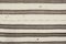 Vintage Striped Hemp Kilim Rug 4