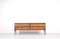 Mid-Century Italian Teak, Carrara Marble & Brass Sideboard, 1960s 1