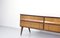 Enfilade Mid-Century en Teck, Marbre de Carrare et Laiton, Italie, 1960s 13