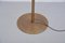 Brass Floor Lamp with Large Lampshade 3