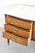 Italian Walnut, Carrara Marble & Brass Sideboard from Cantu, 1960s, Image 5