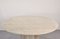 Italian Geometric Travertine Dining Table, 1970s 9