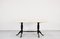 Mid-Century Italian Carrara Marble Table with Ebonised Wooden Base, Image 10