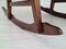 Restored Danish Rocking Chair in Wool & Beech, 1950s or 1960s, Image 3