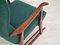 Restored Danish Rocking Chair in Wool & Beech, 1950s or 1960s 7