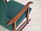 Restored Danish Rocking Chair in Wool & Beech, 1950s or 1960s, Image 7