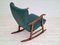 Restored Danish Rocking Chair in Wool & Beech, 1950s or 1960s 8