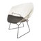 White Diamond Chair attributed to Harry Bertoia for Knoll, Image 2