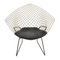 White Diamond Chair, Harry Bertoia für Knoll . zugeschrieben 1