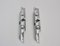 Stainless Steel Sconces, France, 1980s, Set of 2, Image 4