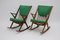 Rocking Chairs par Frank Reenskaug, Danemark, 1960s, Set de 2 1