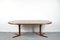 Round Danish Teak Extendable Dining Table from Skovby, 1960s, Image 4
