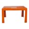 Tavolino da caffè in fibra di vetro arancione nello stile di Marc Berthier, Immagine 5