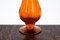 Vase en Verre Orange de Barbara Glassworks, Pologne 2