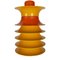 Vintage Danish Orange & Yellow Pendant Lamp, Image 7