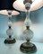 Lámparas de mesa francesas vintage de vidrio tallado y latón, años 50. Juego de 2, Imagen 12