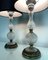 Vintage French Cut Glass and Brass Table Lamps, 1950s, Set of 2 12