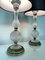 Lámparas de mesa francesas vintage de vidrio tallado y latón, años 50. Juego de 2, Imagen 13