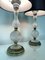 Vintage French Cut Glass and Brass Table Lamps, 1950s, Set of 2 13