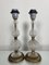 Vintage French Cut Glass and Brass Table Lamps, 1950s, Set of 2, Image 10