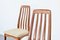 Mid-Century Scandinavian Teak and Wool Dining Chairs, 1960s, Set of 4, Image 6