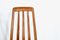 Mid-Century Scandinavian Teak and Wool Dining Chairs, 1960s, Set of 4, Image 7