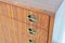 Teak and Brass Chest of Drawers, 1960s 5