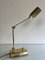 Vintage Messing Schreibtischlampe von Holtkötter 13