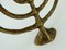 Mid-Century Brutalist Bronze Candle Holder with 7 Arms, 1960s, Image 4