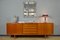 Credenza in teak con ante scorrevoli, Danimarca, anni '60, Immagine 14