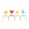 Chaises Colorées par Agatha Ruiz de la Prada pour Amat-3, 2000s, Set de 4 1