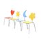 Chaises Colorées par Agatha Ruiz de la Prada pour Amat-3, 2000s, Set de 4 3