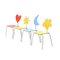 Farbige Stühle von Agatha Ruiz de la Prada für Amat-3, 2000er, 4er Set 3