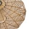 Pendant Lamp in Woven Rattan and Parchment, 1950s 12